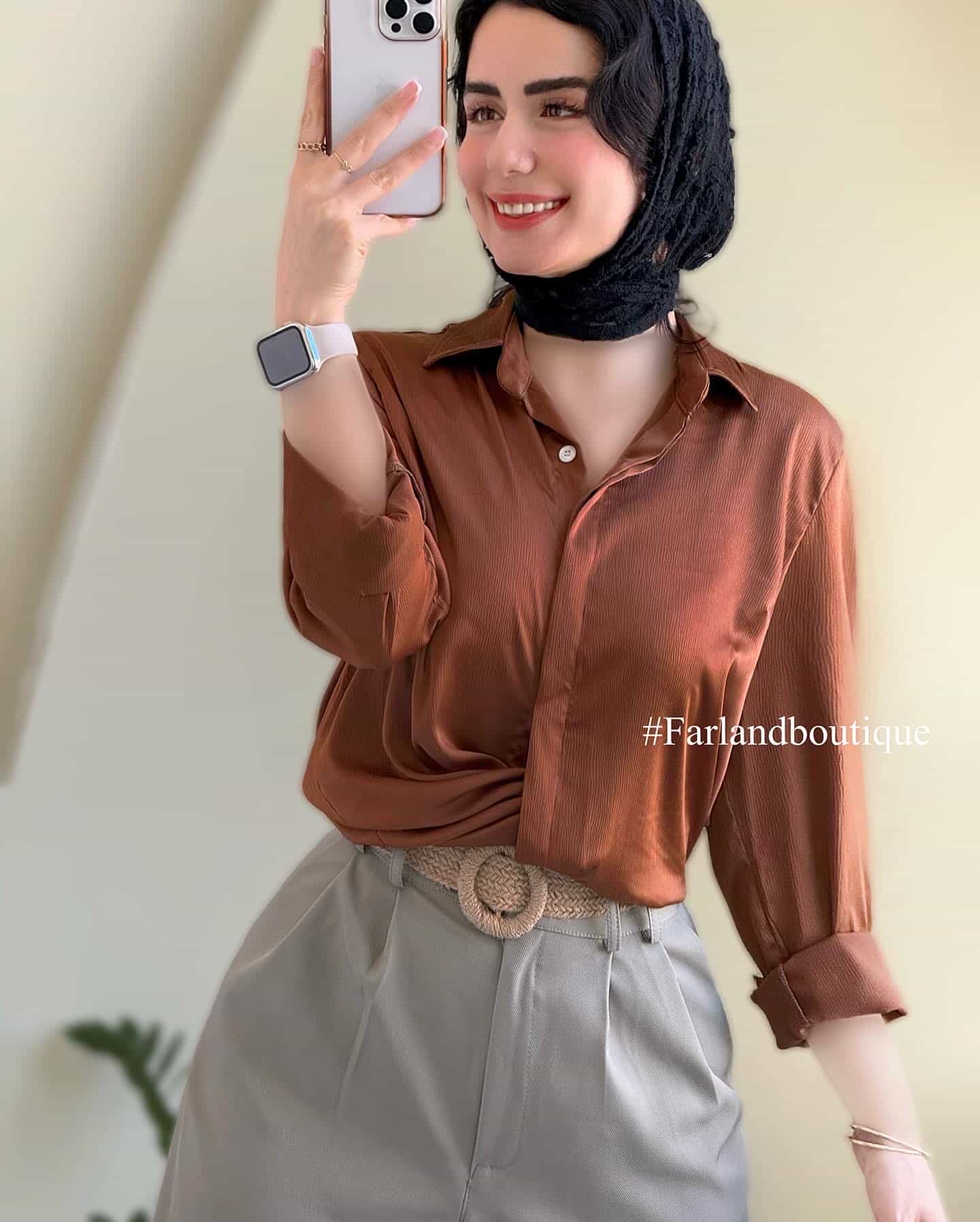 شومیز ساتن نویان کد 366